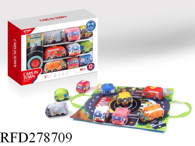 BABY CLOTH CAR(9 ASST)+STORAGE BAG