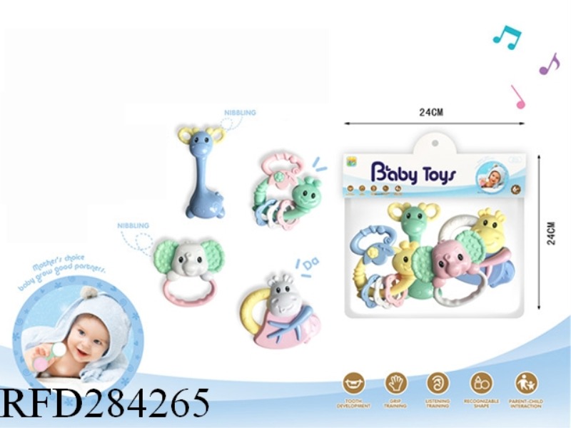 BABY RATTLE 4PCS