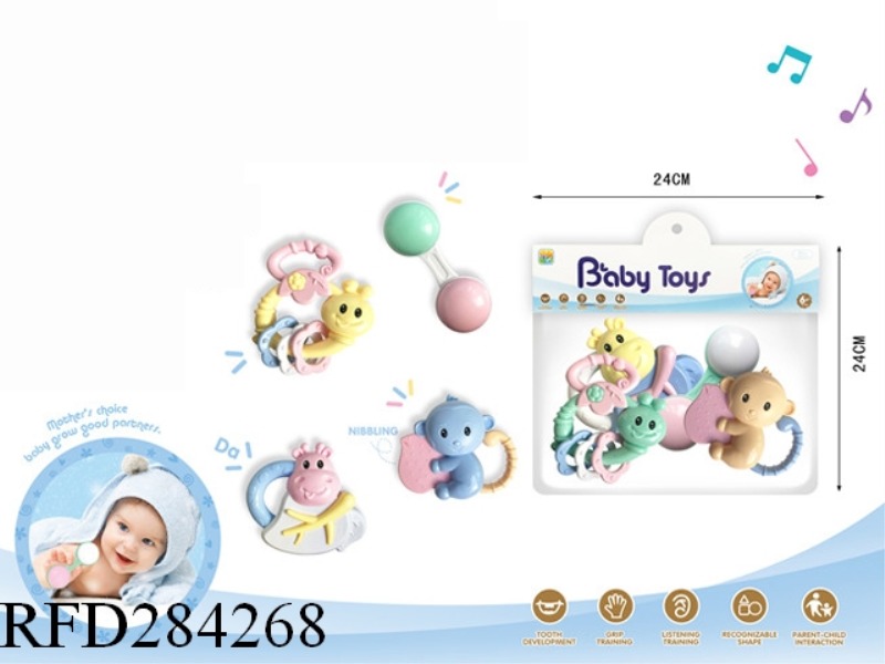 BABY RATTLE 4PCS