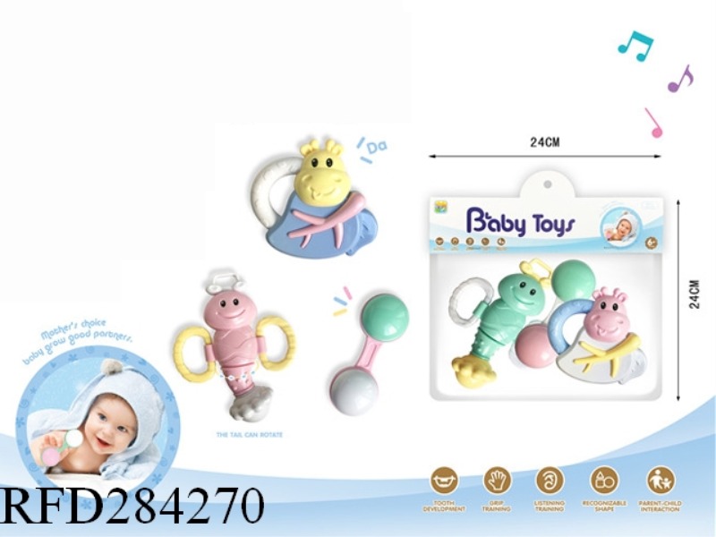 BABY RATTLE 3PCS