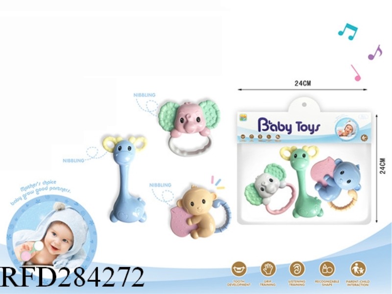 BABY RATTLE 3PCS