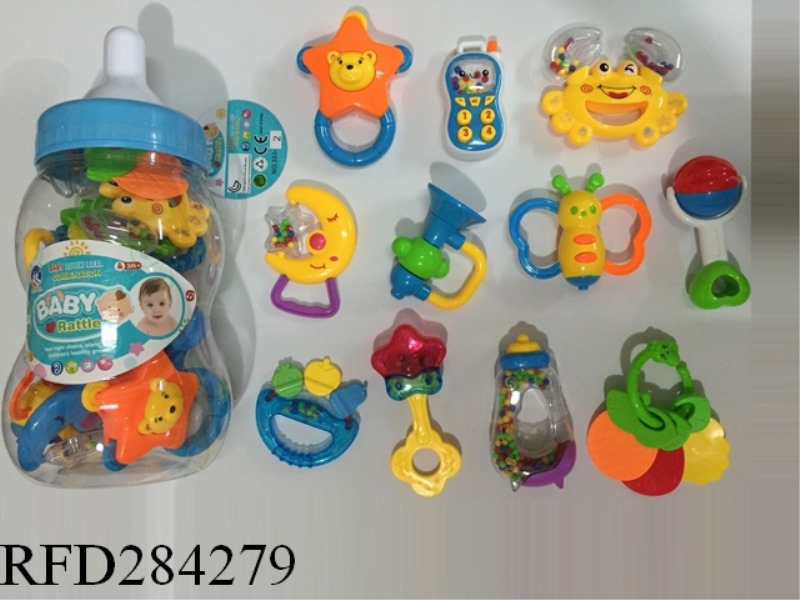 BABY TEETHER RATTLES 14PCS