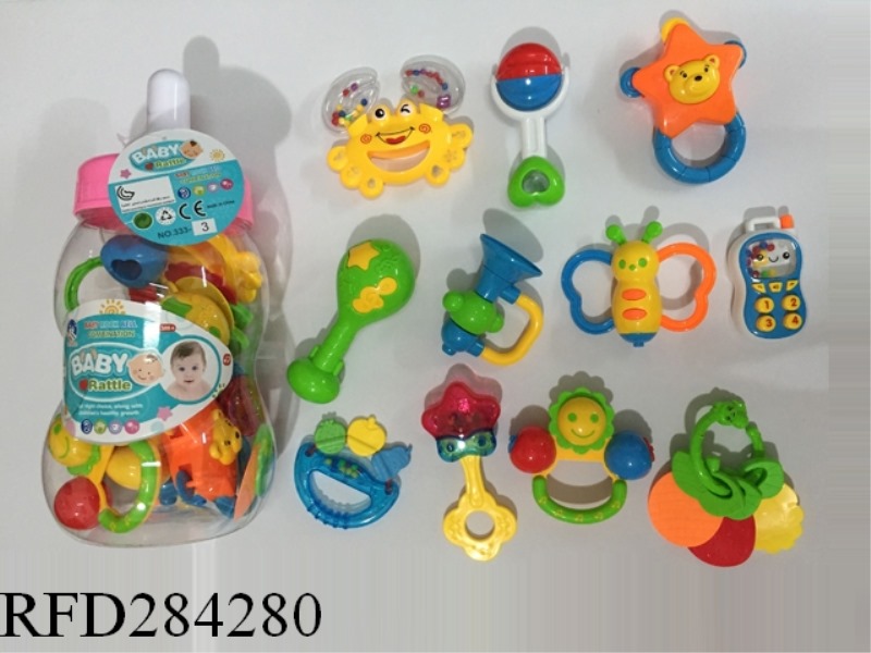 BABY TEETHER RATTLES 14PCS
