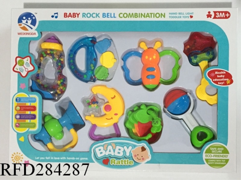 BABY TEETHER RATTLES 11PCS