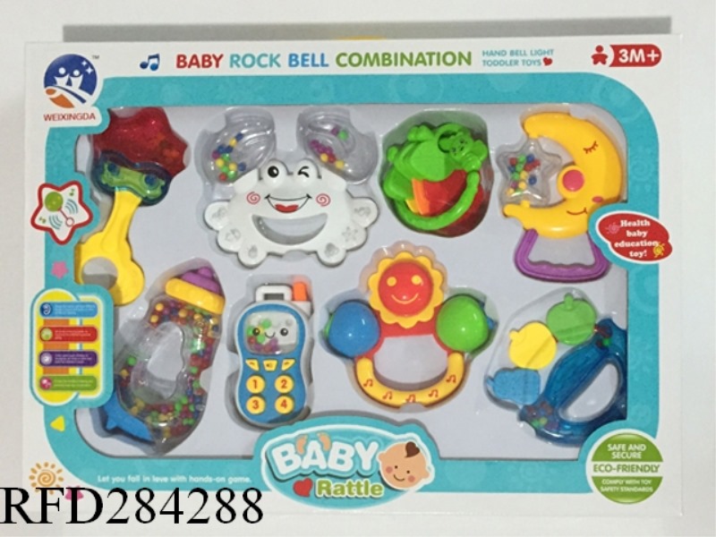 BABY TEETHER RATTLES 11PCS