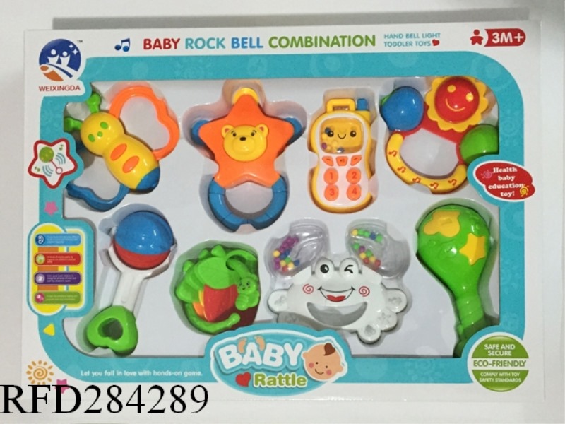 BABY TEETHER RATTLES 11PCS