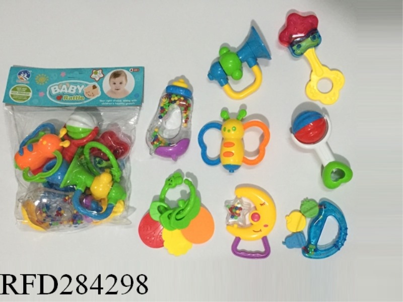 BABY TEETHER RATTLES 11PCS
