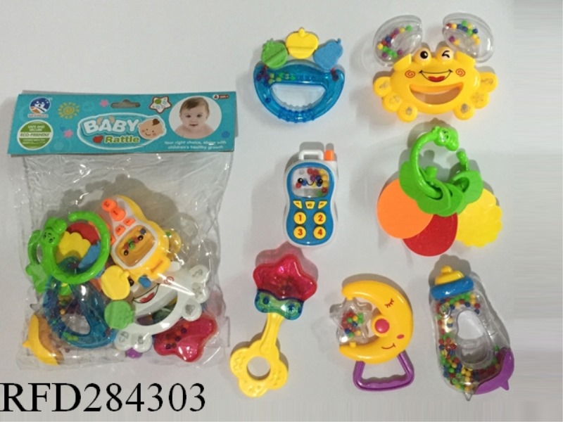 BABY TEETHER RATTLES 10PCS