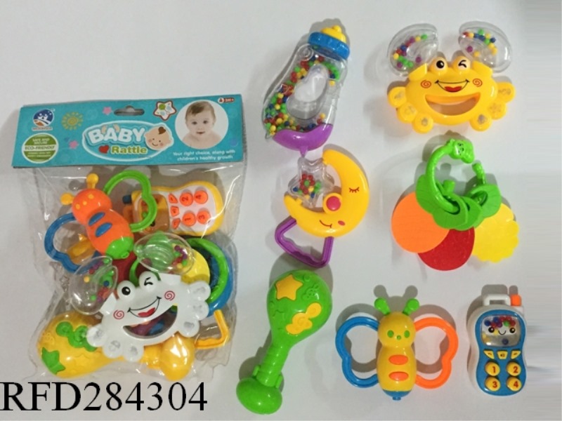 BABY TEETHER RATTLES 10PCS