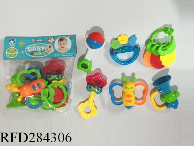 BABY TEETHER RATTLES 9PCS