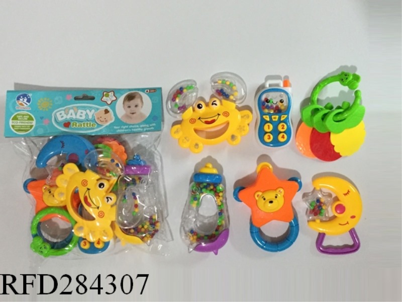 BABY TEETHER RATTLES 9PCS