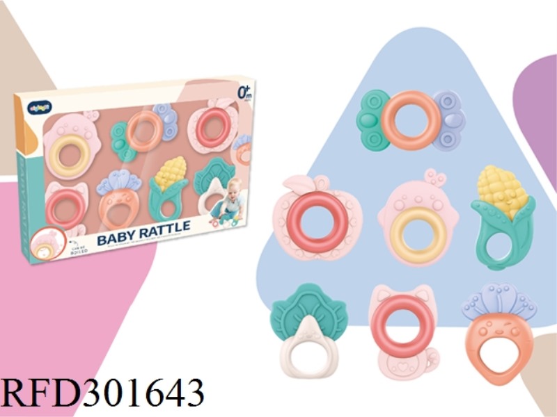 POACH BABY RATTLE 7PCS
