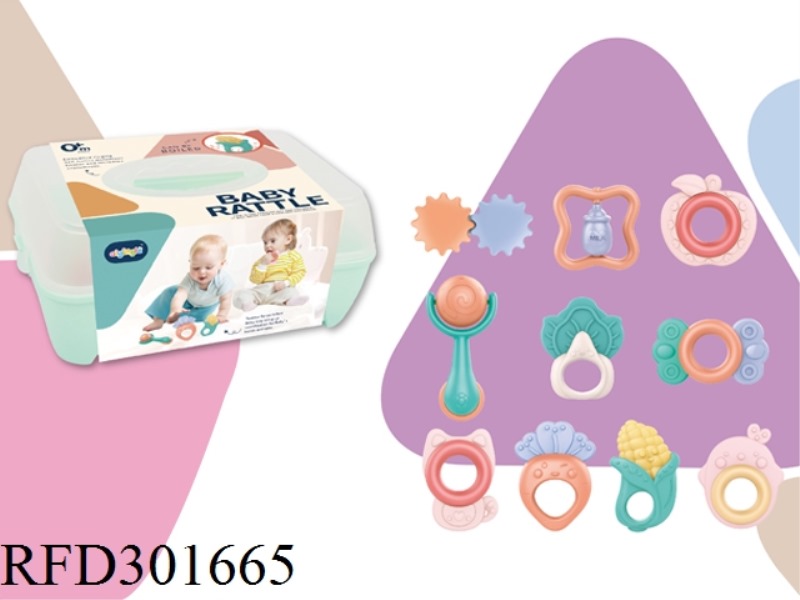POACH BABY RATTLE 10PCS