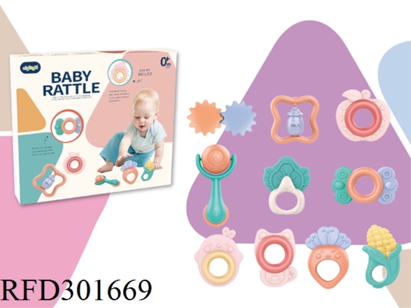 POACH BABY RATTLE 10PCS
