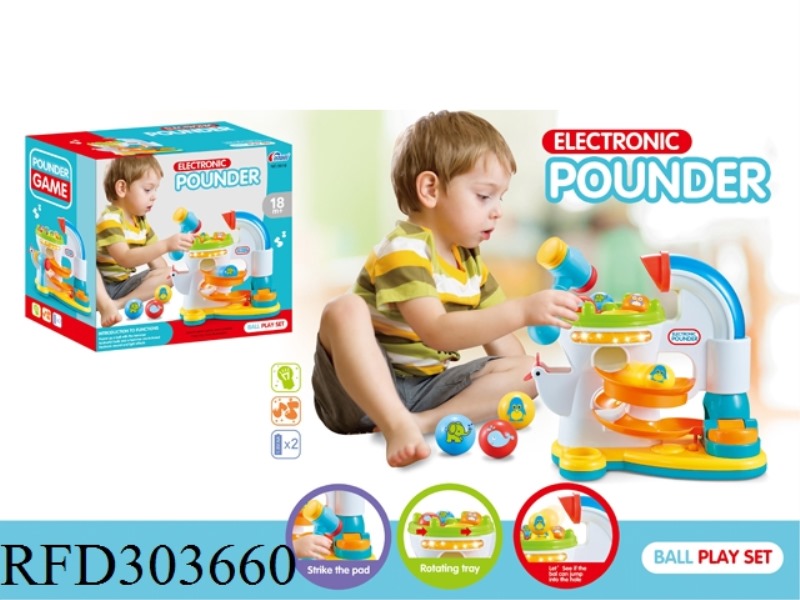 BABY HAMMER BALL TABLE WITH LIGHT AND MUSIC