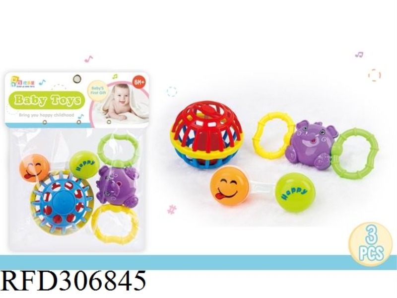 BABY RATTLE 3PCS