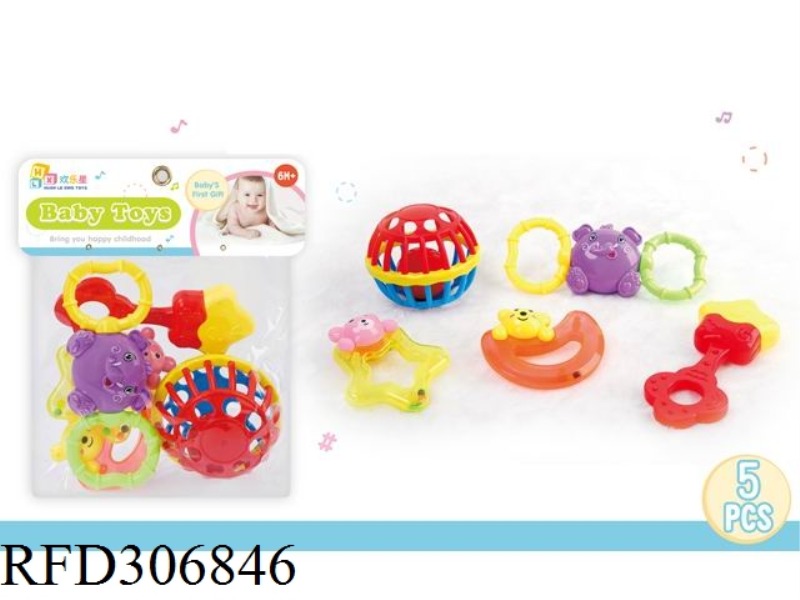BABY RATTLE 5PCS