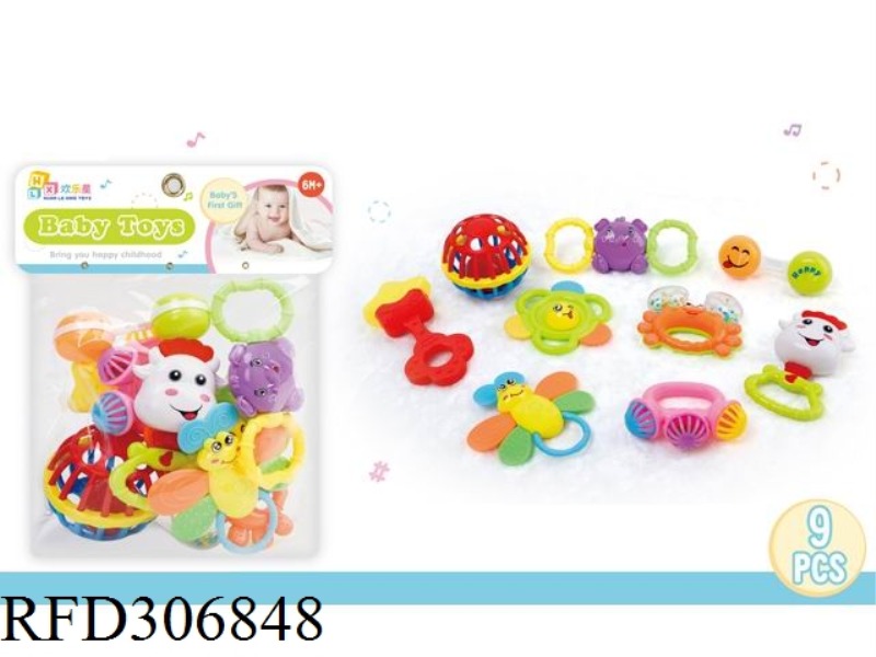 BABY RATTLE 9PCS