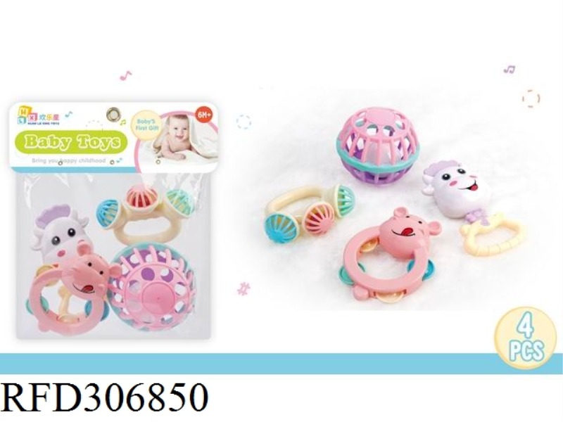 BABY RATTLE 4PCS