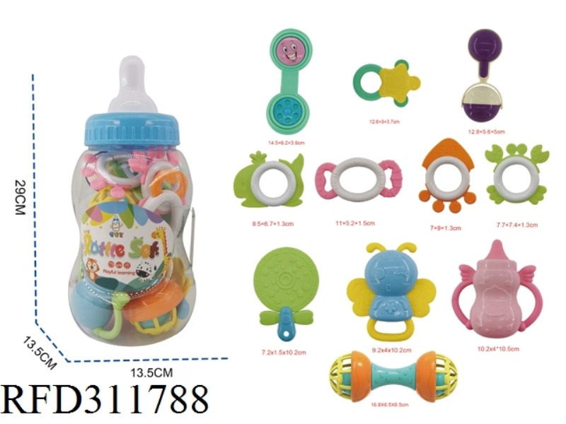 BABY TEETHER RATTLE 11PCS