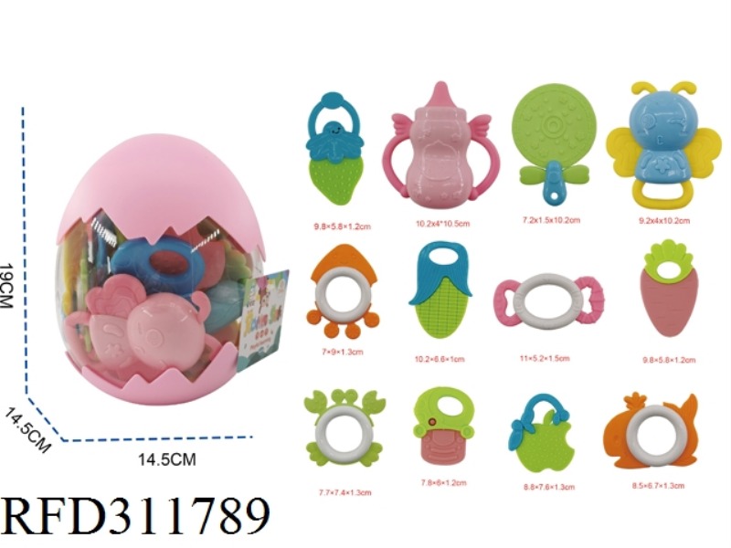 BABY TEETHER RATTLE 13PCS
