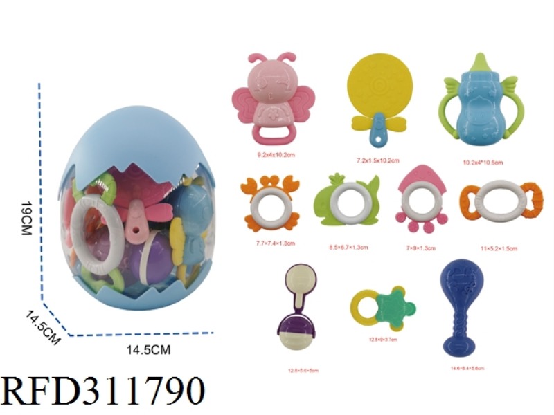 BABY TEETHER RATTLE 10PCS