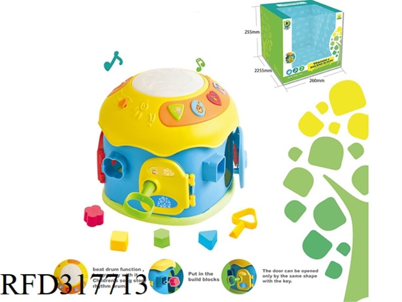 PUZZLE WOOD DRUM