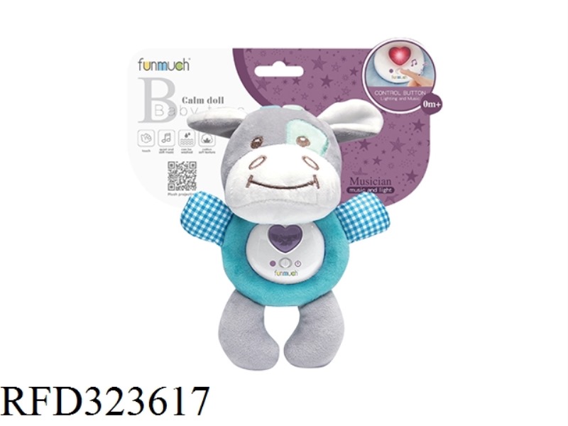 SOUND AND LIGHT SOOTHE THE DONKEY