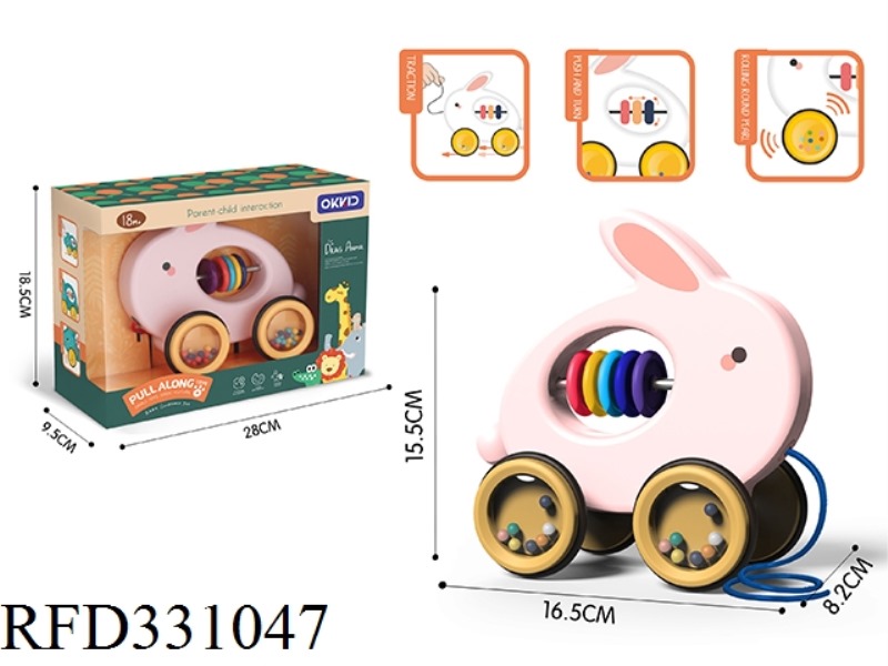 DRAG TOY HAPY MENG RABBIT