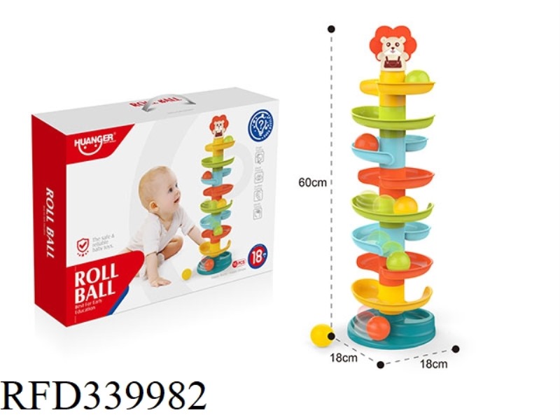 LION COLORFUL TRACK ROLL BALL