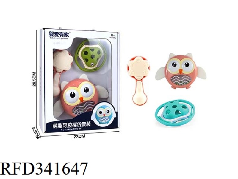 FUN TEETHER RATTLE SET