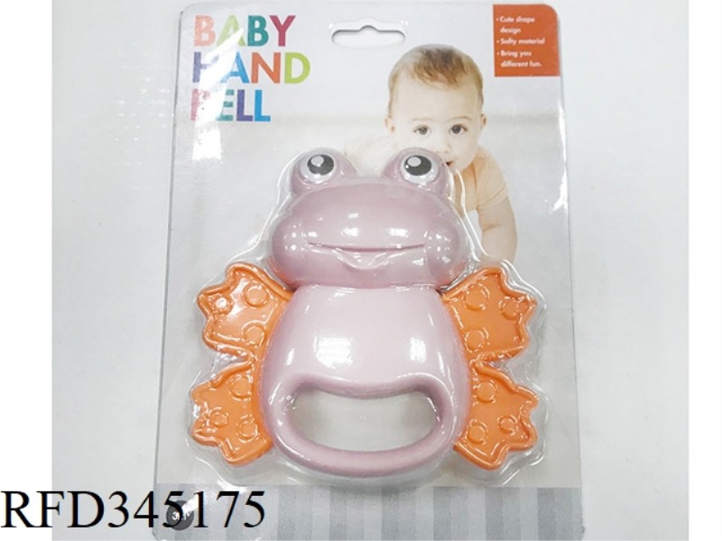 TEETHER FROG RATTLE