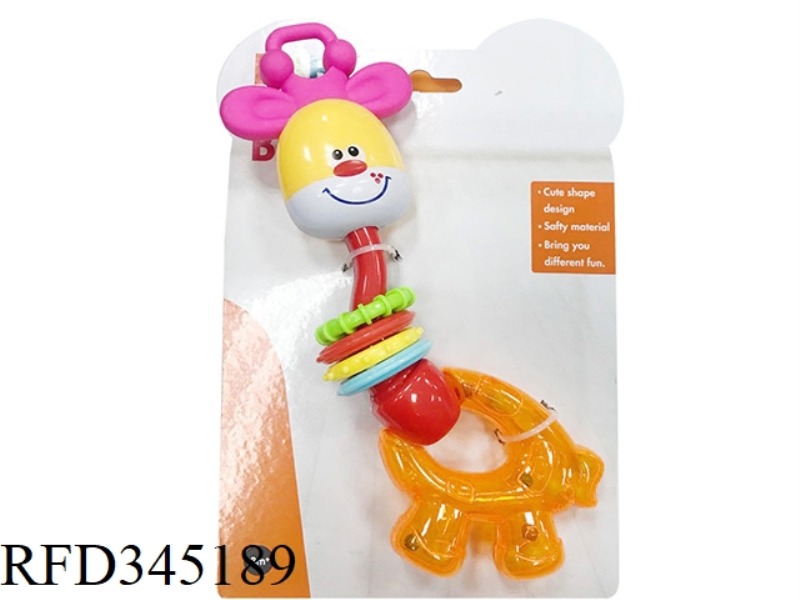 TEETHER DEER RATTLE