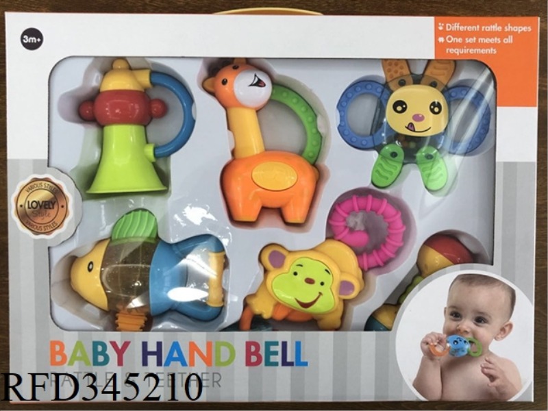 TEETHER RATTLE SET 6PCS