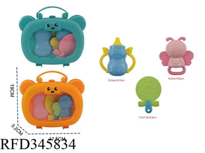 BABY BEAR STORAGE BOX 3-PIECE TEETHER