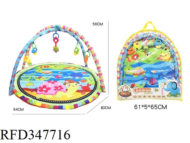 BABY FITNESS FRAME GAME BLANKET (TURTLE)