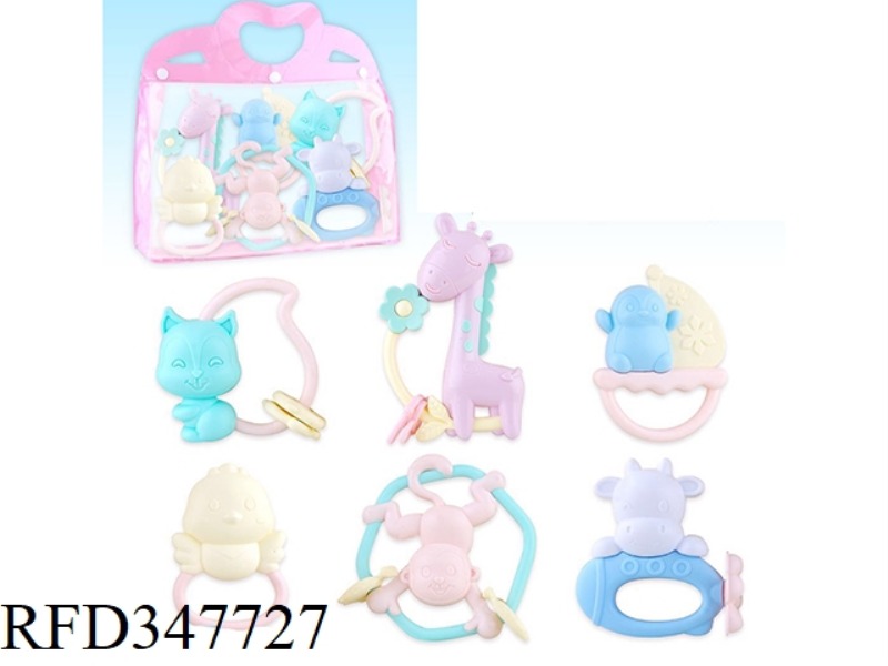 BABY SERIES TOOTH BITE 6 SET RATTLE