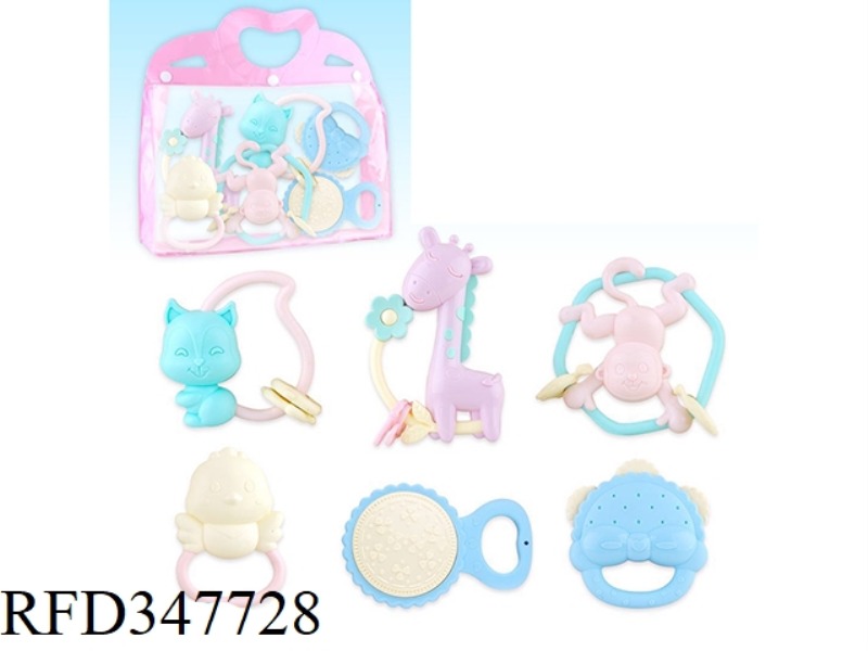 BABY SERIES TOOTH BITE 6 SET RATTLE