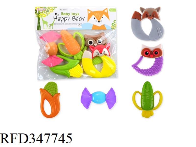 5 BABY TEETHERS