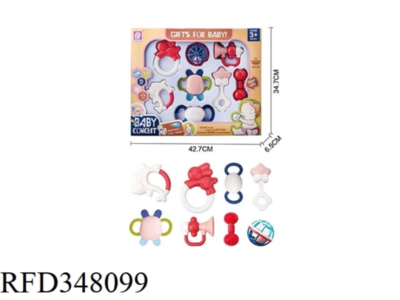 BABY RATTLE 8PCS