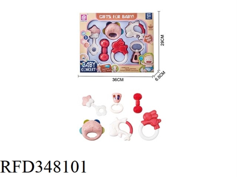 BABY RATTLE 6PCS