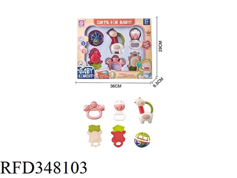 BABY RATTLE 6PCS