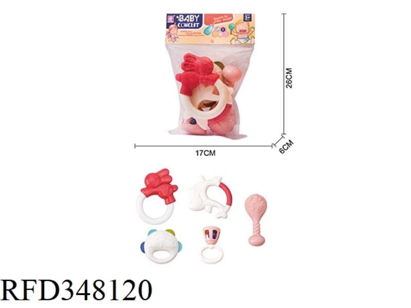 BABY RATTLE 5PCS