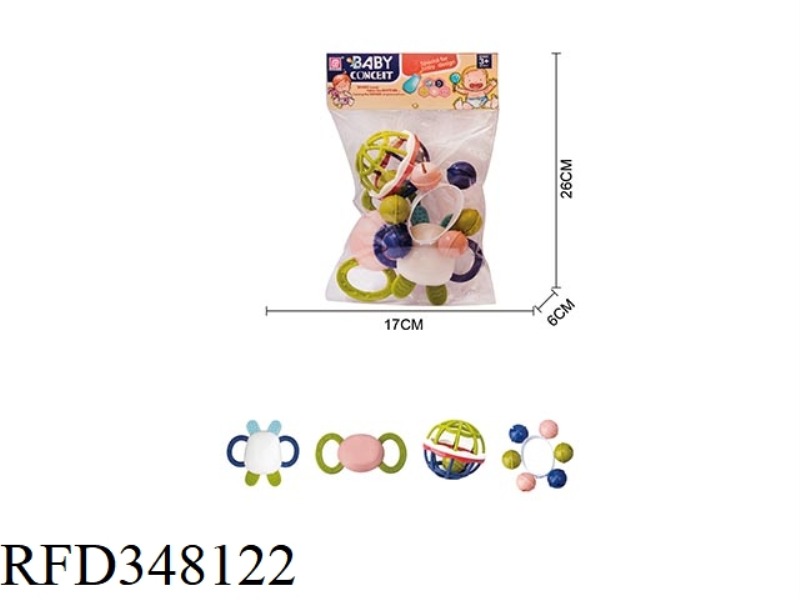 BABY RATTLE 4PCS