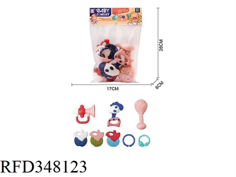 BABY RATTLE 8PCS