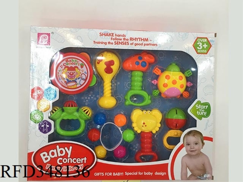 BABY RATTLE 8PCS