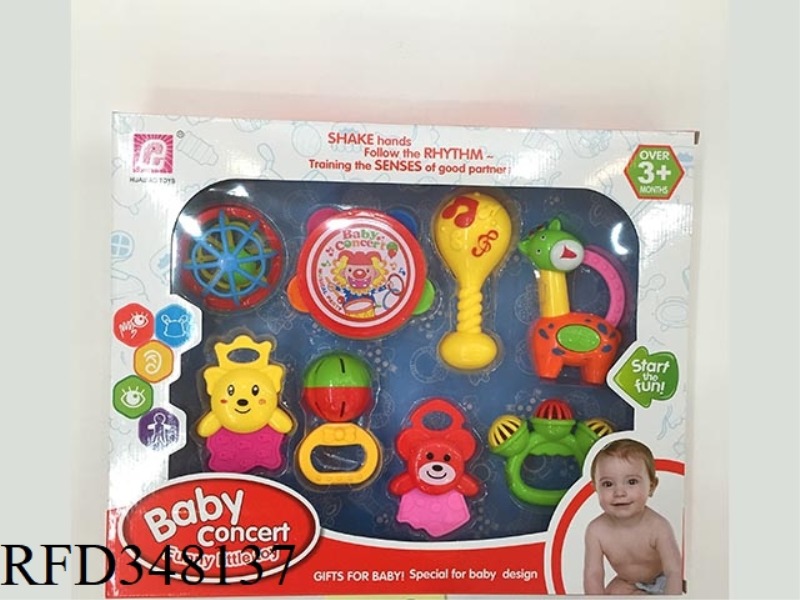 BABY RATTLE 8PCS