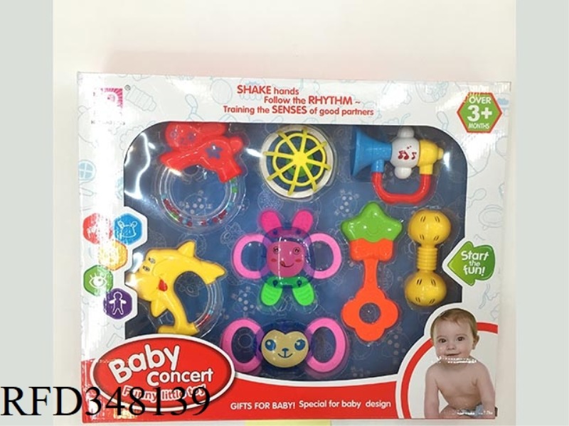 BABY RATTLE 8PCS