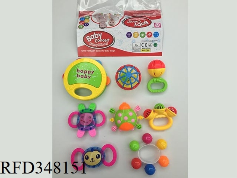 BABY RATTLE 8PCS