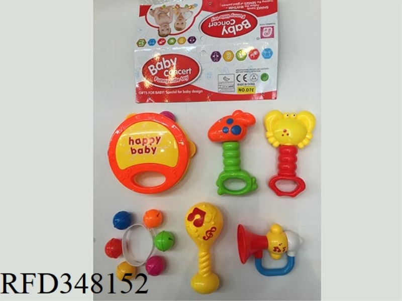 BABY RATTLE 6PCS